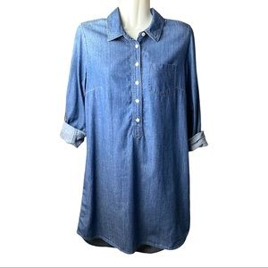 J Crew | Denim Shirt Dress | Size 2